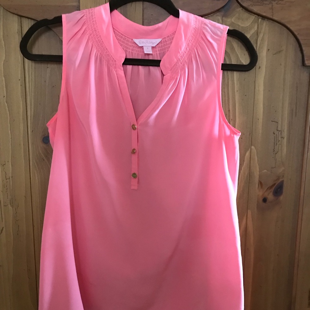 Lilly Pulitzer Essie silk top